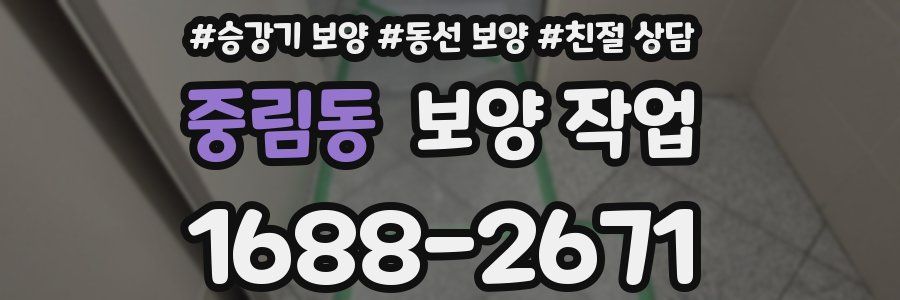 중림동 보양 작업