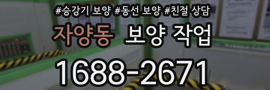 자양동 보양 작업