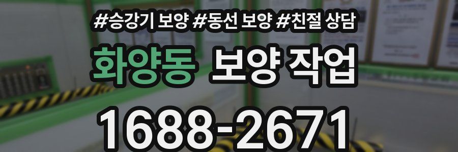 화양동 보양 작업