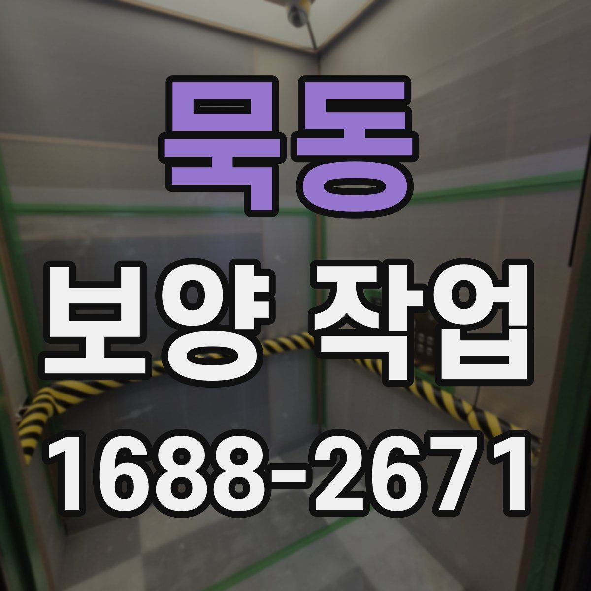 묵동 보양 작업 진행 절차를 단계별로 정리