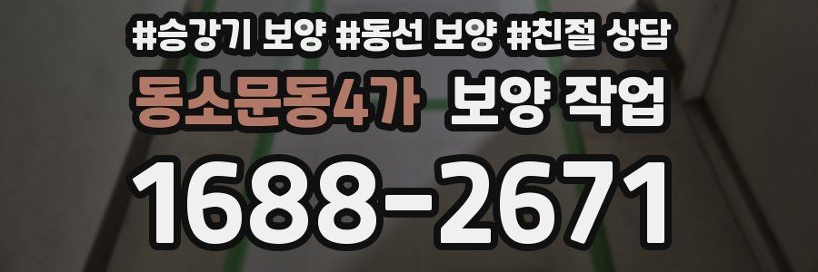 동소문동4가 보양 작업