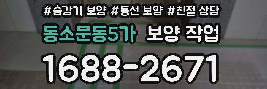 동소문동5가 보양 작업