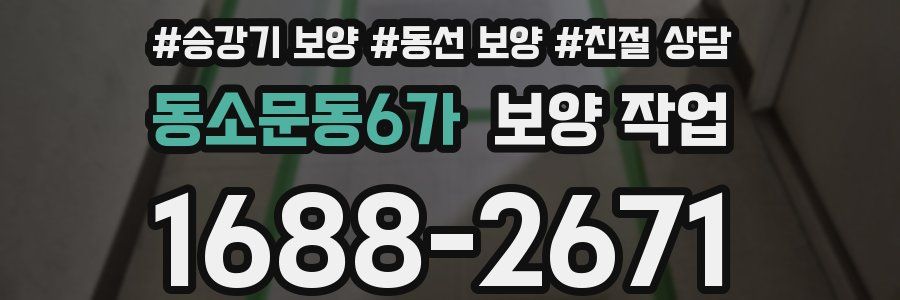 동소문동6가 보양 작업