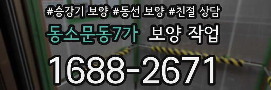 동소문동7가 보양 작업