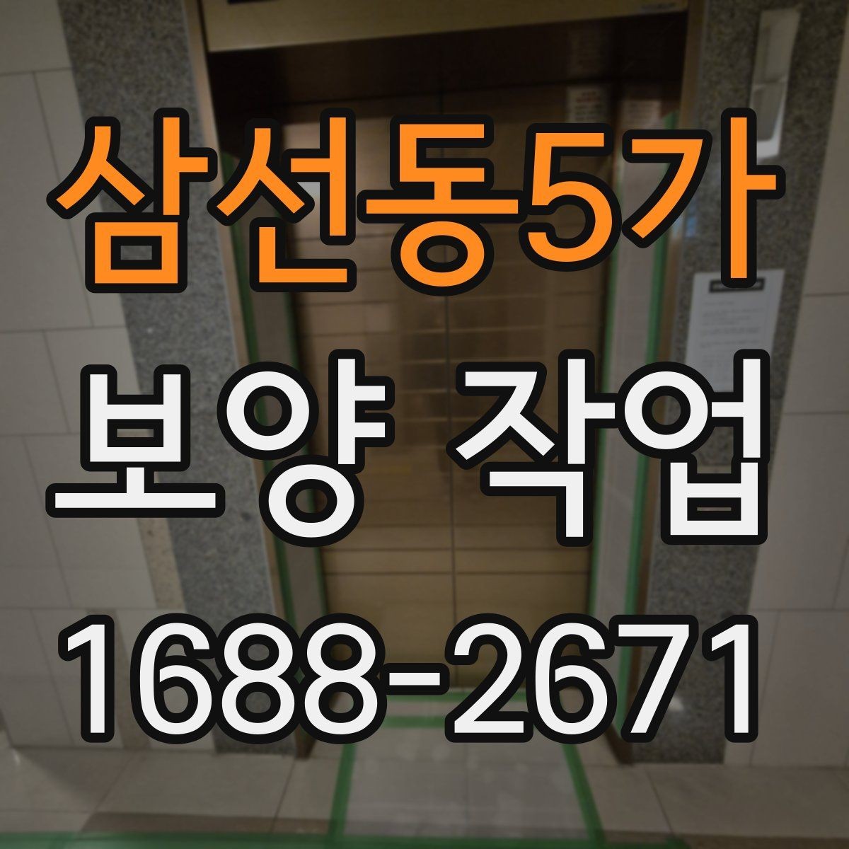 삼선동5가 보양 작업 비용과 진행 과정 알아보기