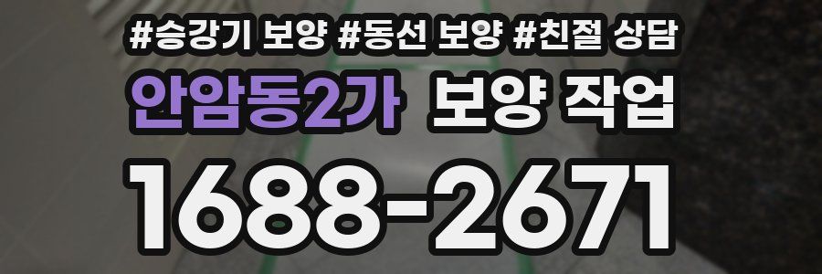 안암동2가 보양 작업