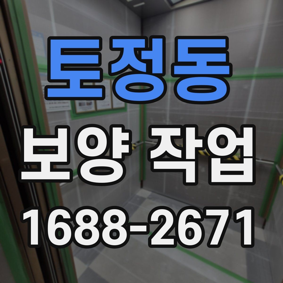 토정동 보양 작업 준비 단계에서 확인할 점