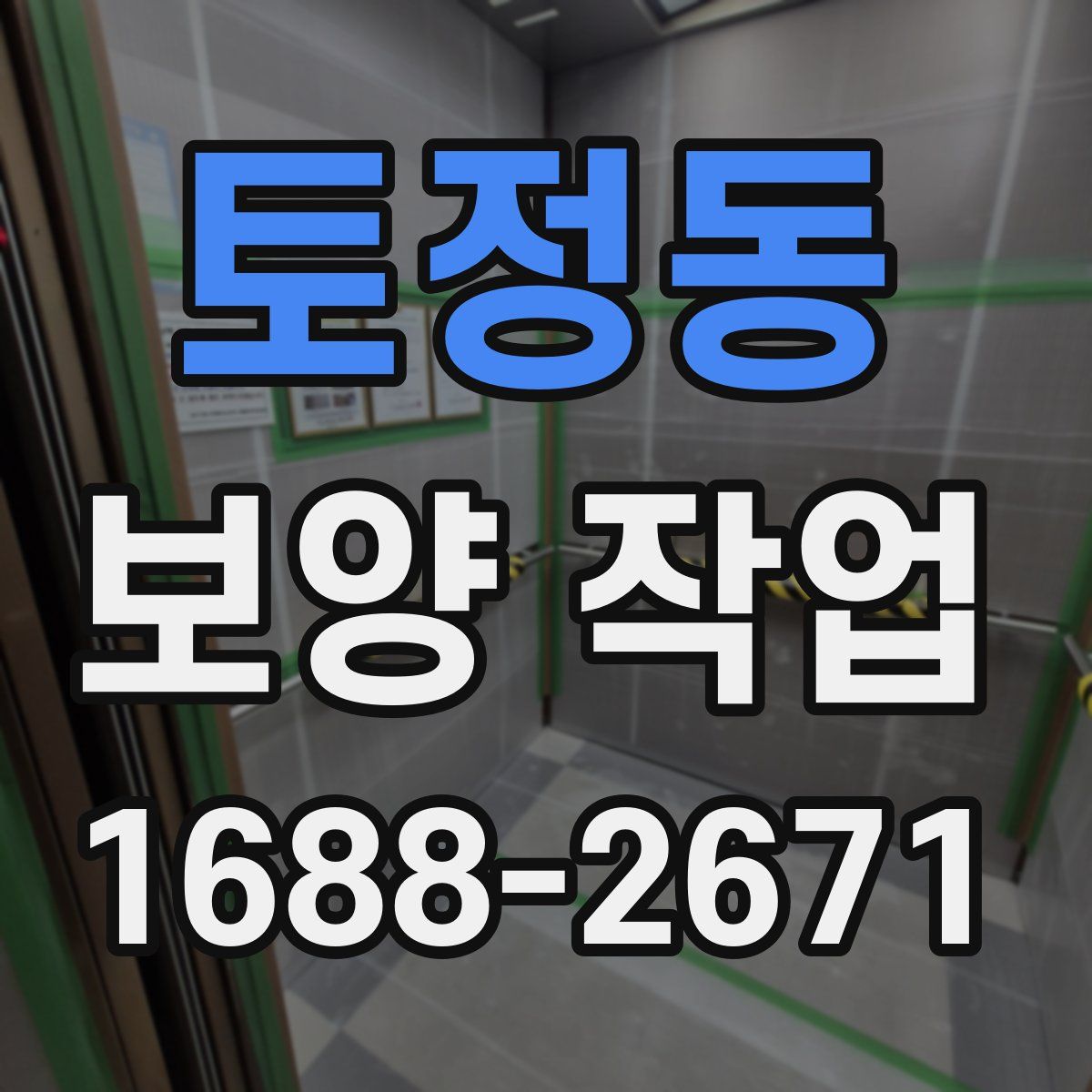 토정동 보양 작업