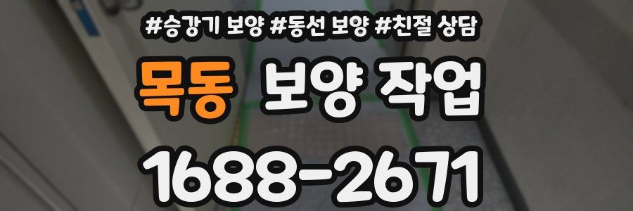 목동 보양 작업