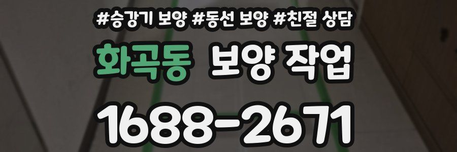 화곡동 보양 작업