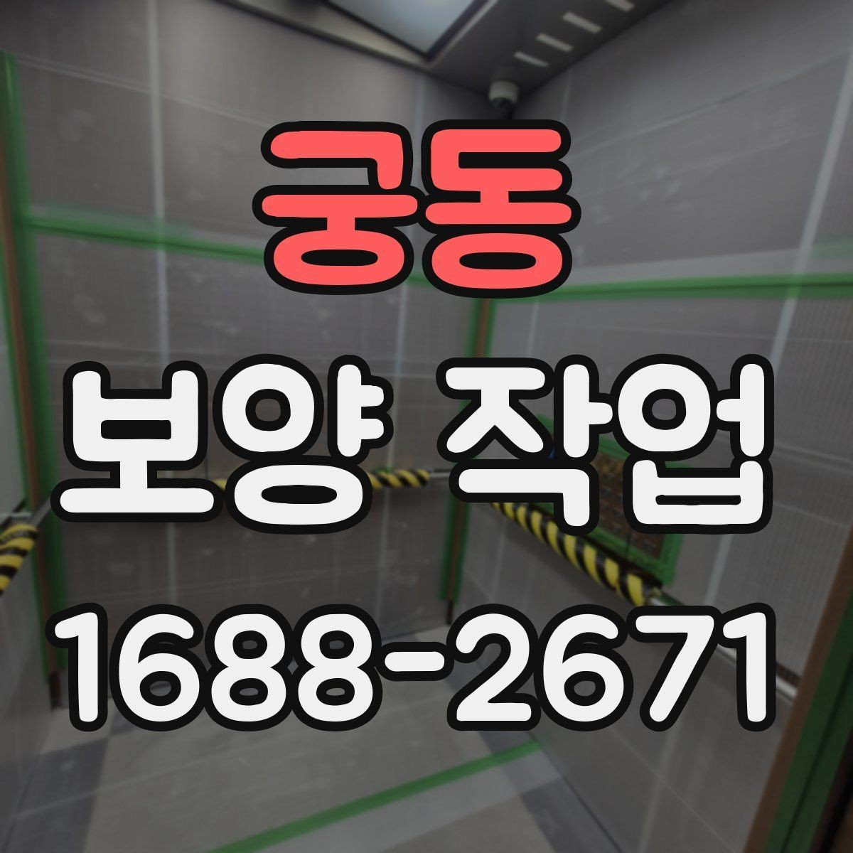 궁동 보양 작업 진행 방식과 주의사항