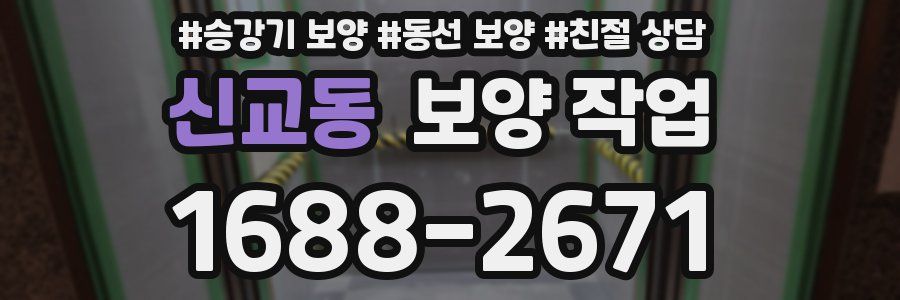신교동 보양 작업
