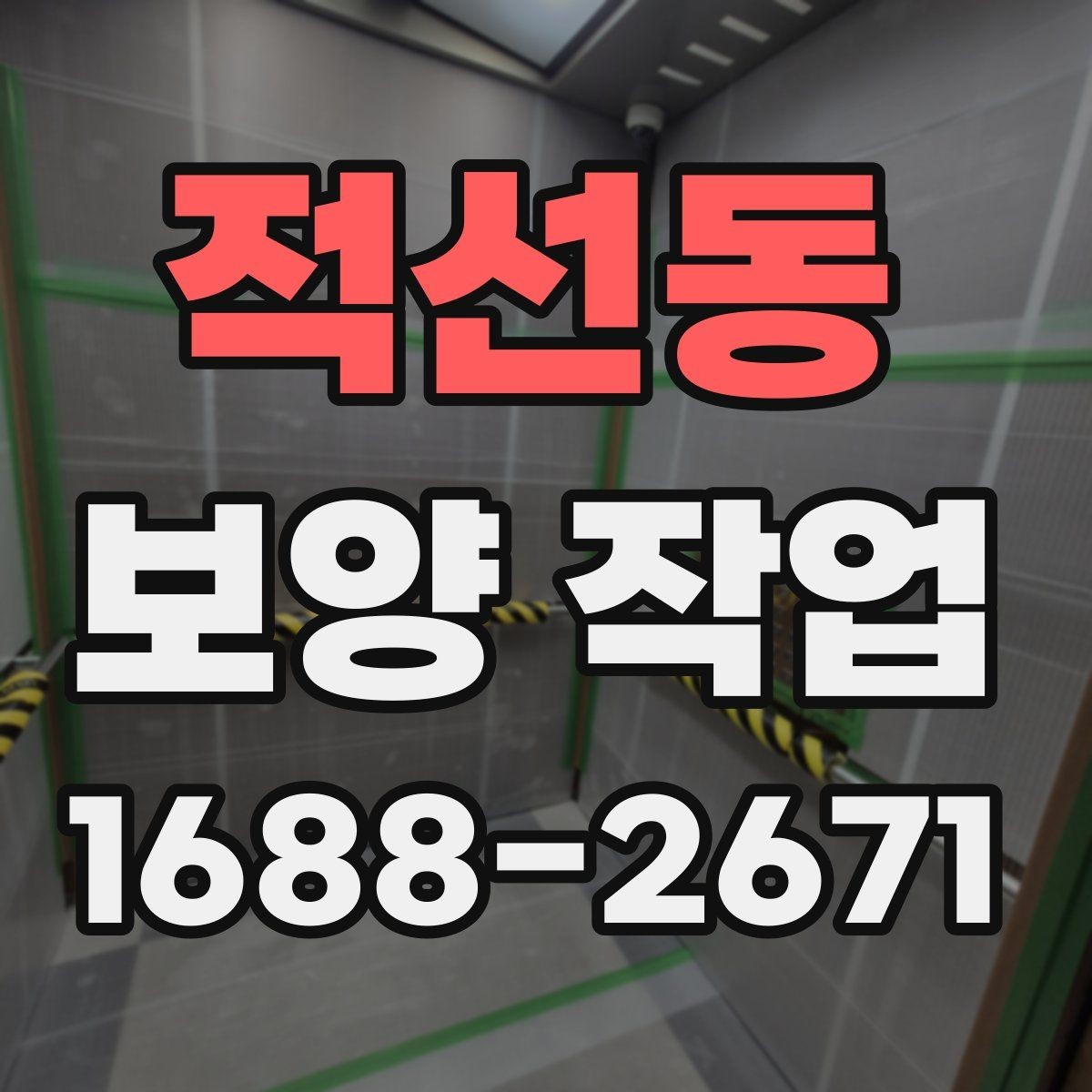 적선동 보양 작업 비용 산정 방식과 참고 사항