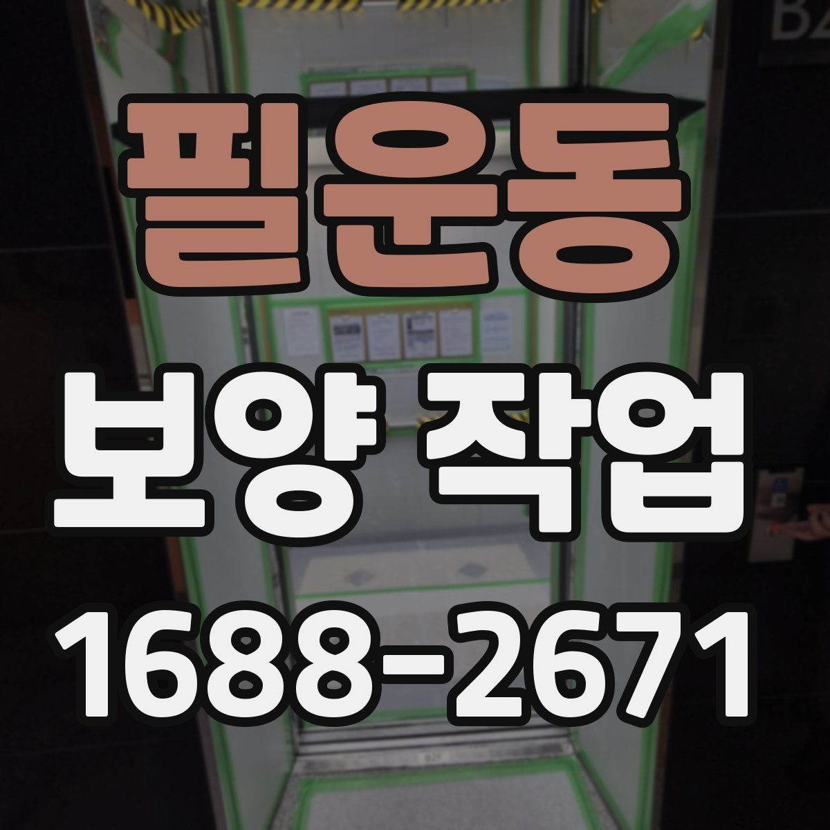 필운동 보양 작업 전 준비가 결과를 바꾸는 이유
