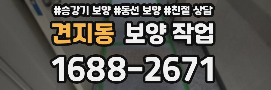 견지동 보양 작업