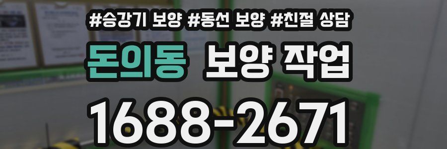 돈의동 보양 작업