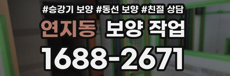 연지동 보양 작업