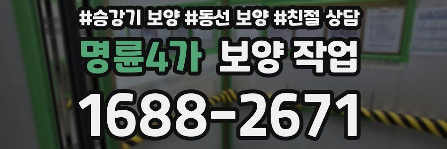 명륜4가 보양 작업