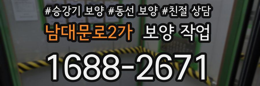 남대문로2가 보양 작업