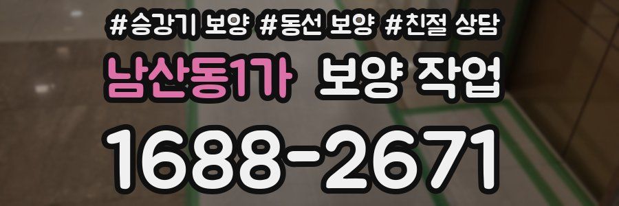 남산동1가 보양 작업