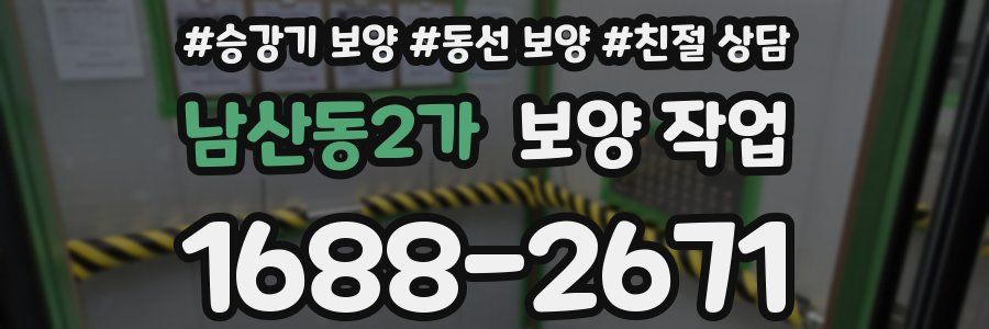 남산동2가 보양 작업