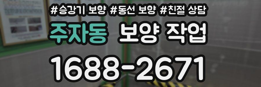 주자동 보양 작업