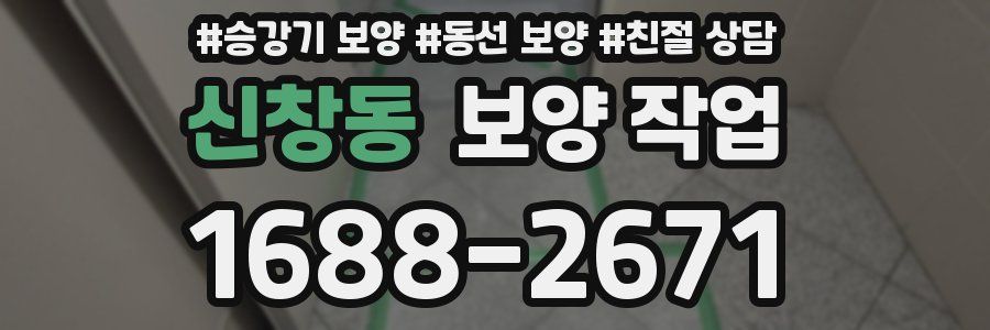 신창동 보양 작업