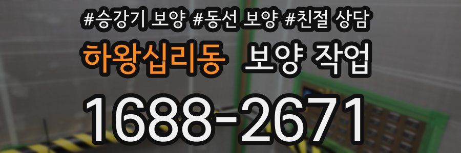 하왕십리동 보양 작업
