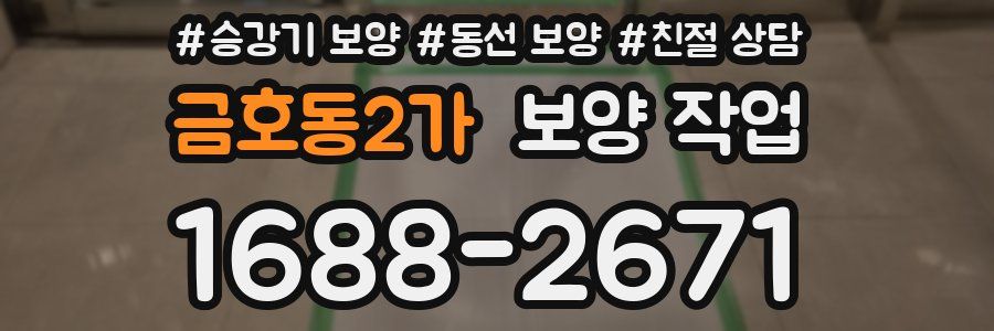 금호동2가 보양 작업