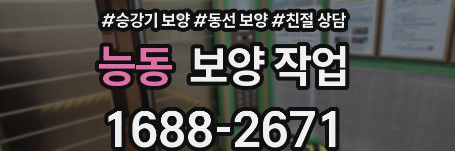 능동 보양 작업