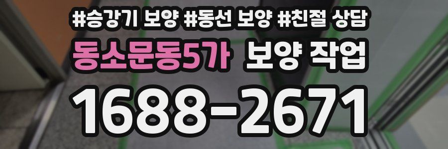 동소문동5가 보양 작업