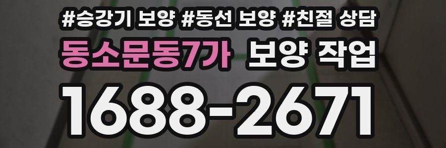 동소문동7가 보양 작업