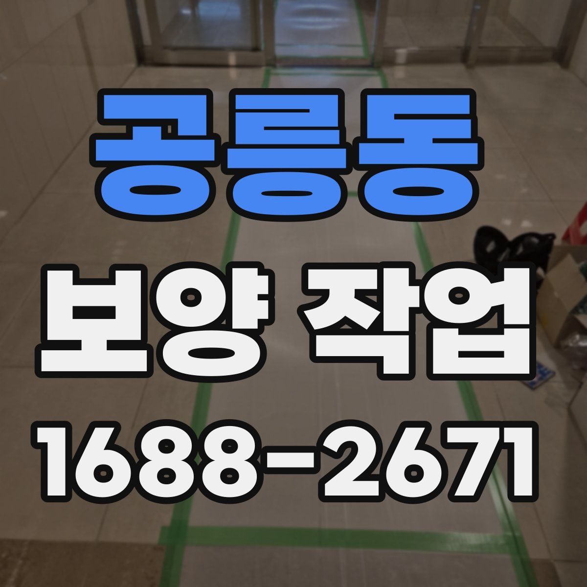 공릉동 보양 작업