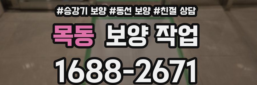 목동 보양 작업