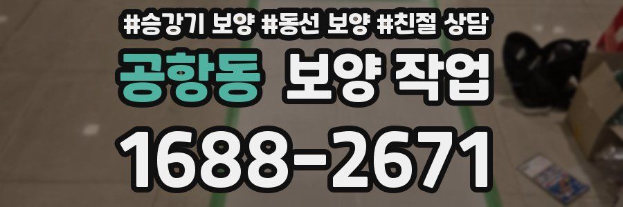 공항동 보양 작업