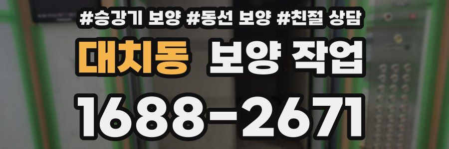 대치동 보양 작업