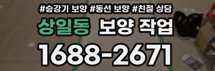 상일동 보양 작업