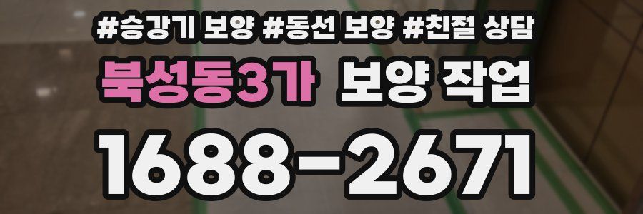 북성동3가 보양 작업