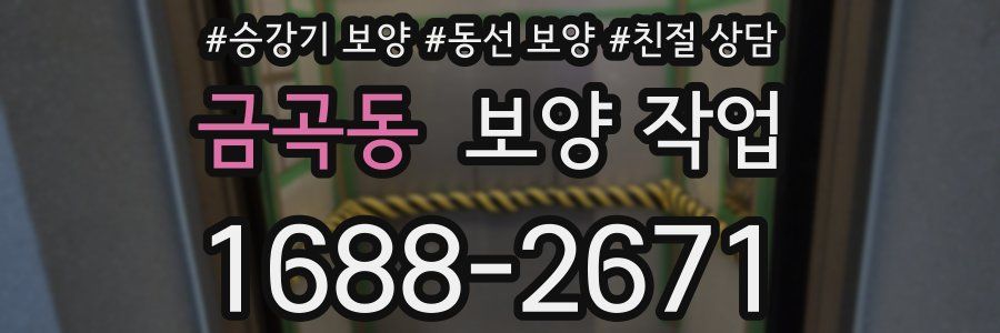금곡동 보양 작업