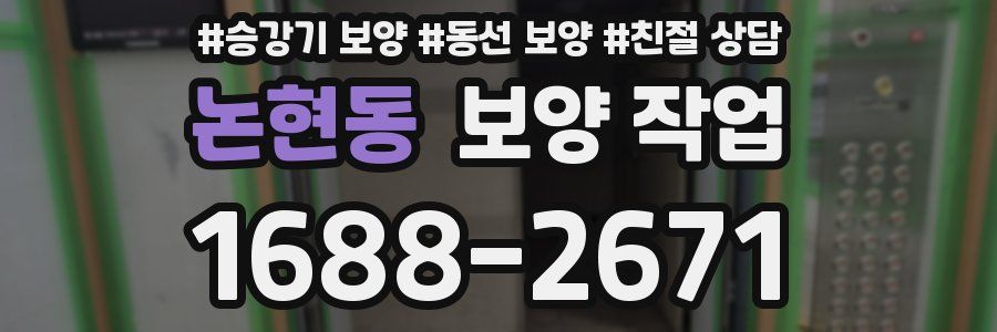 논현동 보양 작업