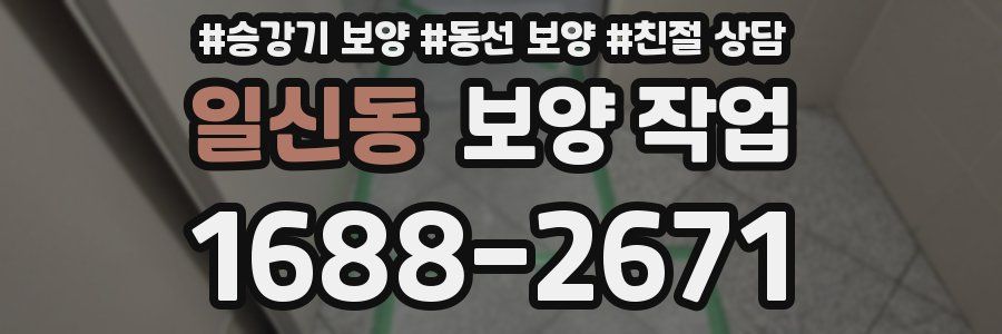 일신동 보양 작업