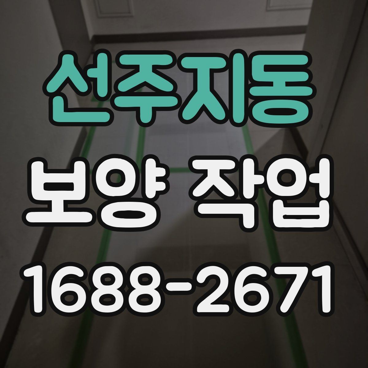 선주지동 보양 작업 전후 비교로 보는 변화