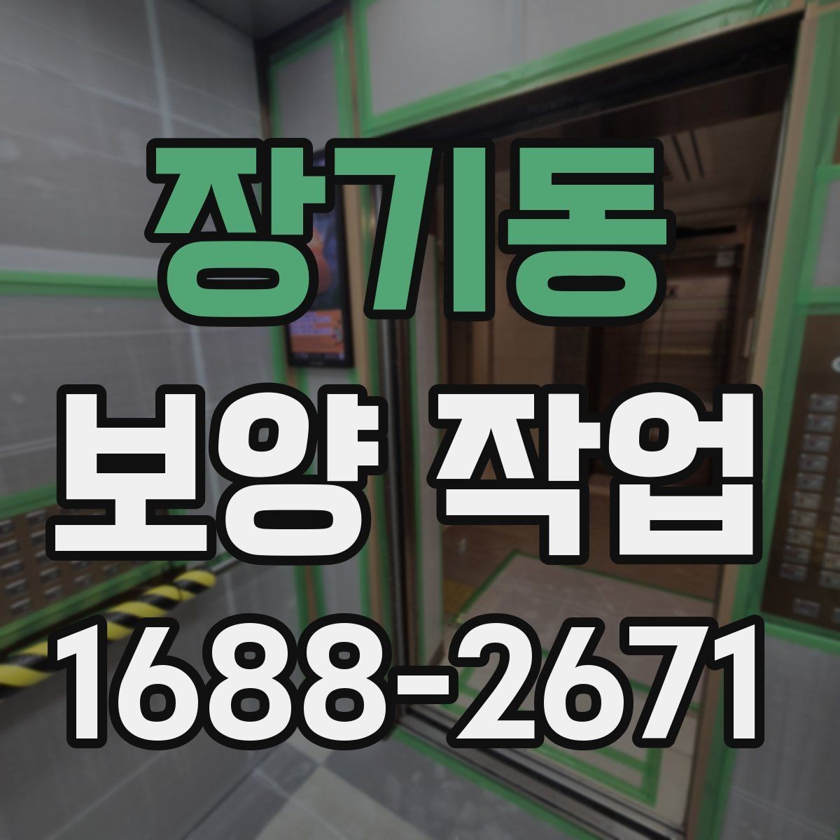 장기동 보양 작업 시공 전후 비교로 보는 변화