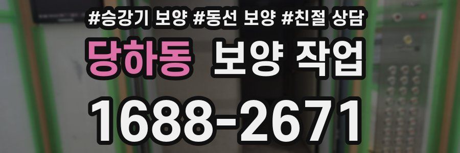 당하동 보양 작업