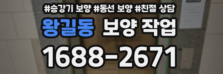 왕길동 보양 작업