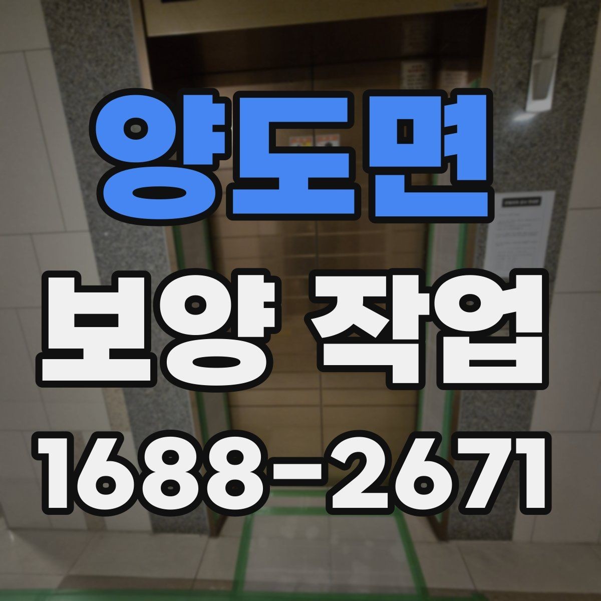 양도면 보양 작업 시공 전 상담에서 물어볼 질문