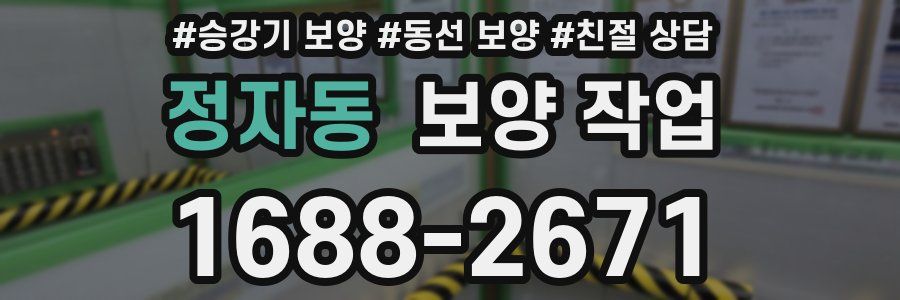 정자동 보양 작업