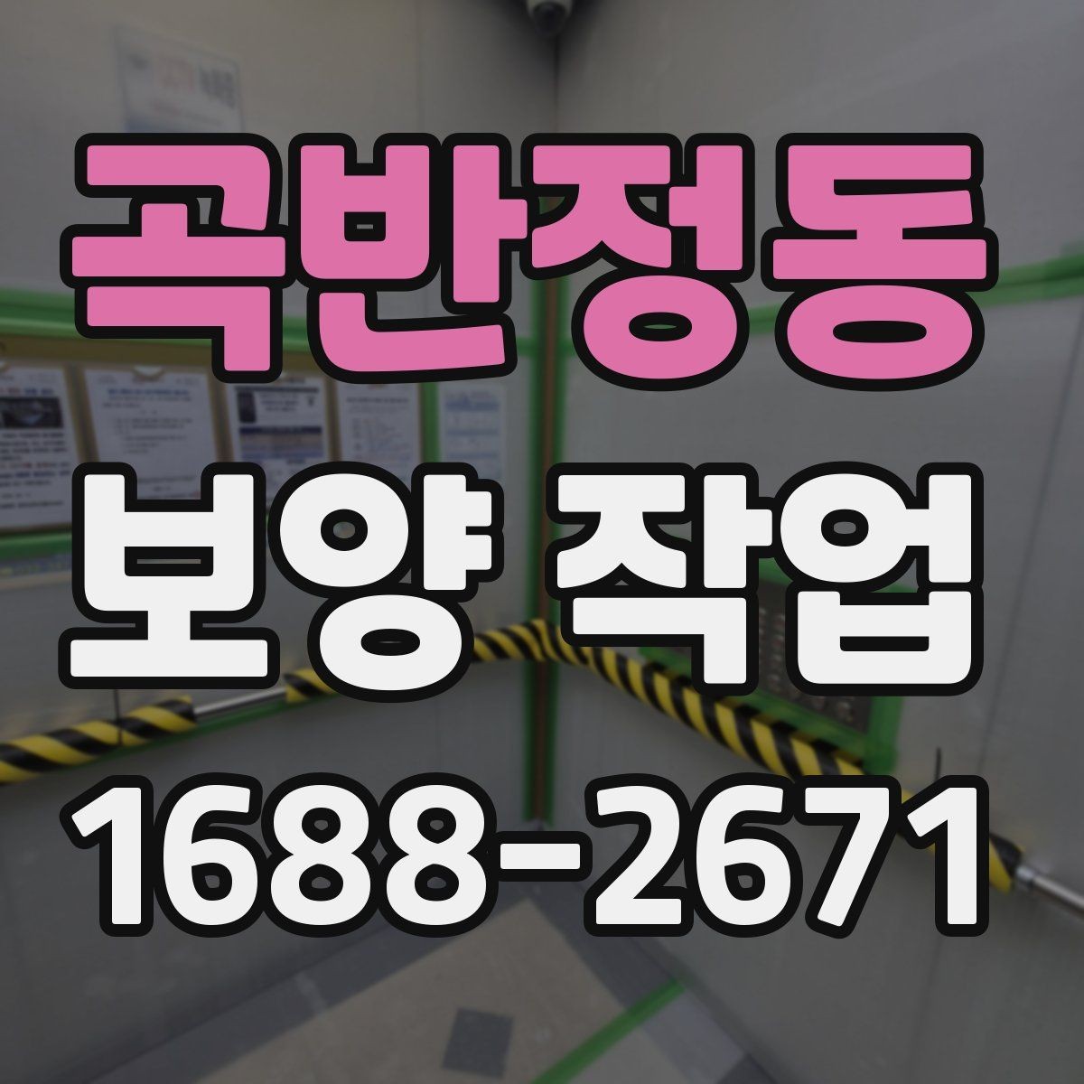 곡반정동 보양 작업 품질을 좌우하는 요소