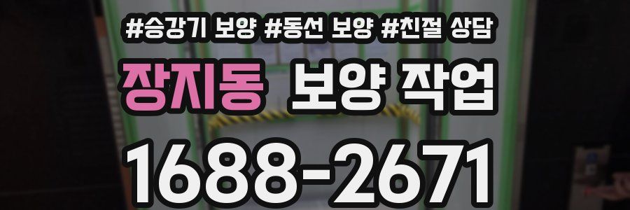 장지동 보양 작업