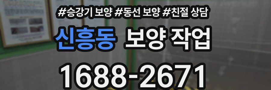 신흥동 보양 작업